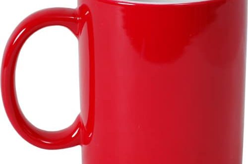 Caneca de Cerâmica Mágica Vermelha para Sublimação