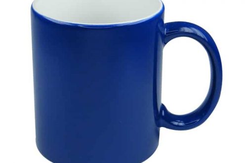 Caneca de Cerâmica Mágica Azul para Sublimação