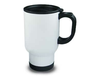 Caneca de Alumínio Branca para Sublimação - 630 ml