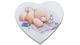 Mouse Pad Coração Emborrachado para Sublimação - 3 mm Espessura
