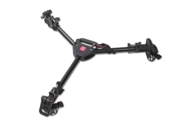 Dolly para Tripés de vídeo - Capacidade de carga de 20 Kg