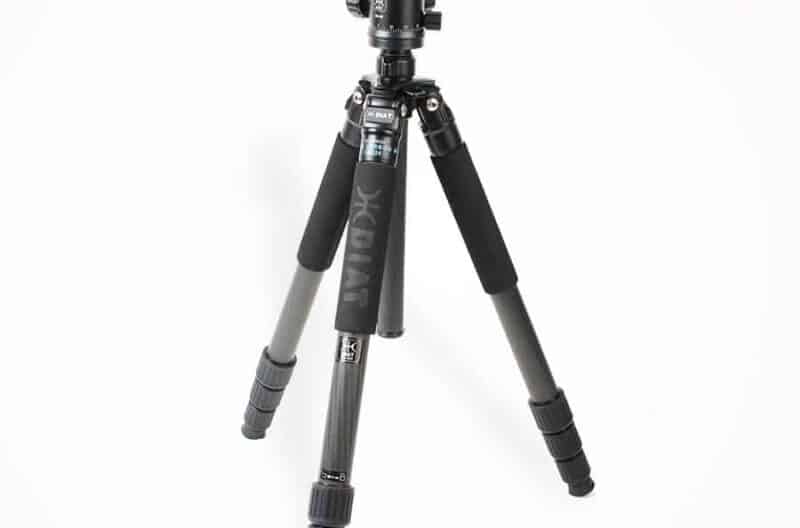 Tripé de Fibra de Carbono Profissional para câmeras DSLR - Capacidade de carga de 18 Kg