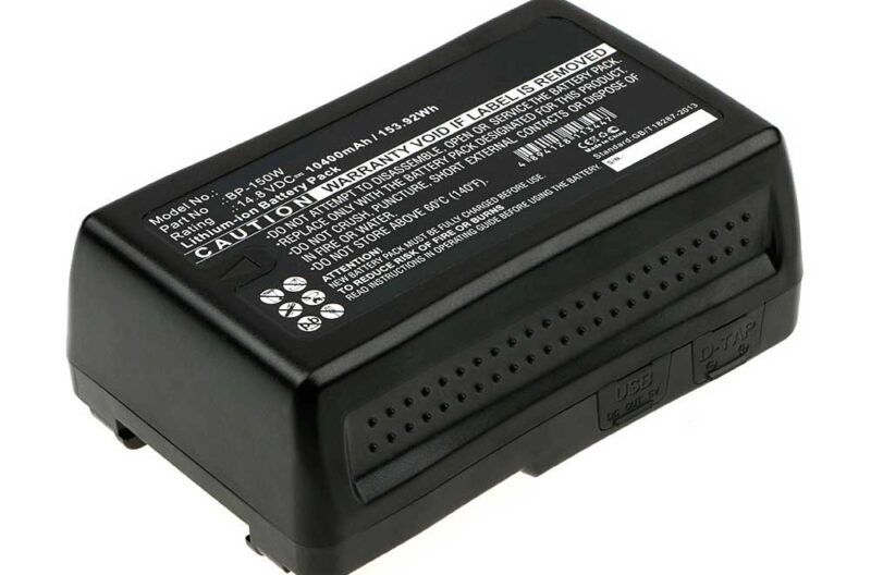 Bateria Broadcast V-Mount 150W - Marca Texs Power